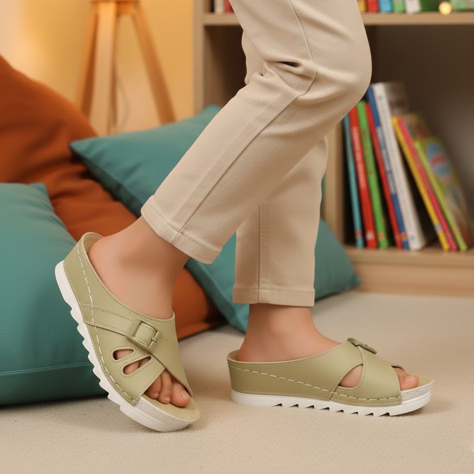 خرید آنلاین دمپایی طبی دخترانه سارینا مدل تینا کد 27